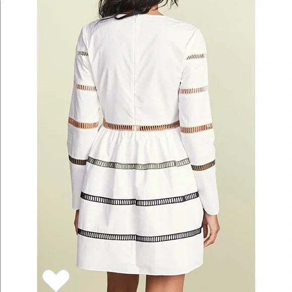 NWOT shopbop ENGLISH FACTORYA-Line Striped Dress - Picture 5 of 5